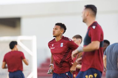 Bryan Fiabema, Lincoln Red Imps (Maciej Rogowski / Ball Raw Images) ile oynanan UEFA Konferans Ligi maçından önce Lech Poznan 'ın resmi basın toplantısı ve eğitiminde görüldü.)