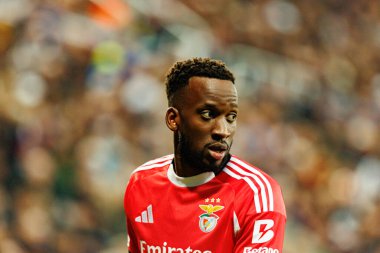 Dodi Lukebakio, Newcastle United FC ile SL Benfica (Maciej Rogowski / Ball Raw Images) arasındaki Şampiyonlar Ligi faz maçında görüldü.)