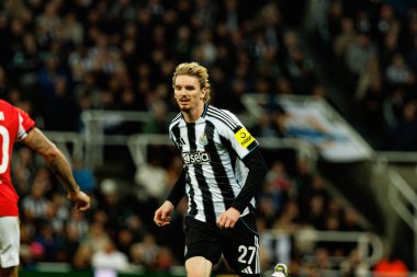 Nick Woltemade, Newcastle United FC ve SL Benfica (Maciej Rogowski / Ball Raw Images) arasında Şampiyonlar Ligi faz maçında görüldü.)