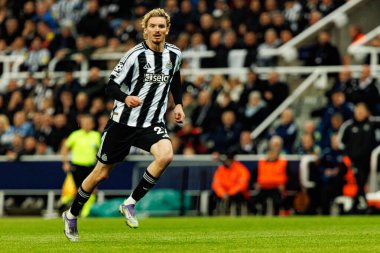 Nick Woltemade, Newcastle United FC ve SL Benfica (Maciej Rogowski / Ball Raw Images) arasında Şampiyonlar Ligi faz maçında görüldü.)