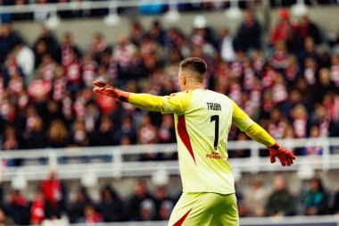 Anatoliy Trubin, Newcastle United FC ve SL Benfica (Maciej Rogowski / Ball Raw Images) arasında Şampiyonlar Ligi faz oyunu sırasında görüldü)