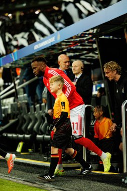  Dodi Lukebakio, Newcastle United FC ile SL Benfica (Maciej Rogowski / Ball Raw Images) arasındaki Şampiyonlar Ligi faz maçında görüldü.)