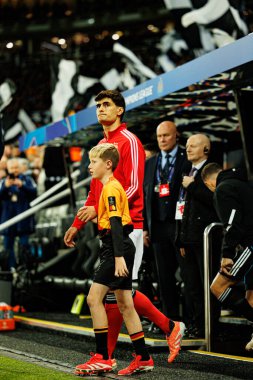 Antonio Silva, Newcastle United FC ve SL Benfica (Maciej Rogowski / Ball Raw Images) arasındaki Şampiyonlar Ligi faz maçında görüldü.)