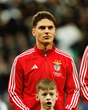 Georgiy Sudakov, Newcastle United ve SL Benfica (Maciej Rogowski / Ball Raw Images) arasında Şampiyonlar Ligi faz maçında görüldü)