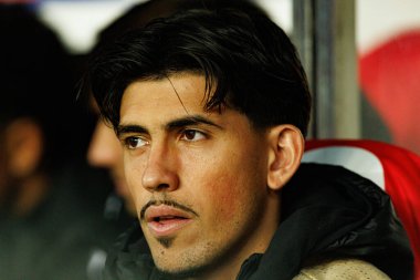 Rafael Obrador, Newcastle United FC ve SL Benfica (Maciej Rogowski / Ball Raw Images) arasında Şampiyonlar Ligi faz oyunu sırasında görüldü)