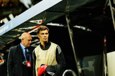 Henrique Araujo, Newcastle United FC ve SL Benfica (Maciej Rogowski / Ball Raw Images) arasında Şampiyonlar Ligi faz oyunu sırasında görüldü.)