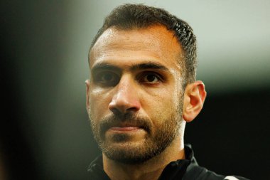 Vangelis Pavlidis, Newcastle United FC ve SL Benfica (Maciej Rogowski / Ball Raw Images) arasındaki Şampiyonlar Ligi faz maçında görüldü)