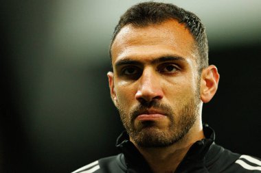 Vangelis Pavlidis, Newcastle United FC ve SL Benfica (Maciej Rogowski / Ball Raw Images) arasındaki Şampiyonlar Ligi faz maçında görüldü)