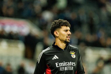 Tomas Araujo, Newcastle United FC ve SL Benfica (Maciej Rogowski / Ball Raw Images) arasında Şampiyonlar Ligi faz oyunu sırasında görüldü)