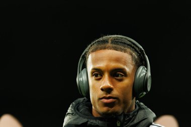 Leandro Santos, Newcastle United FC ve SL Benfica (Maciej Rogowski / Ball Raw Images) arasında Şampiyonlar Ligi faz maçında görüldü)