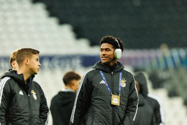 Joshua Wynder, Newcastle United FC ve SL Benfica (Maciej Rogowski / Ball Raw Images) arasındaki Şampiyonlar Ligi faz maçında görüldü.)