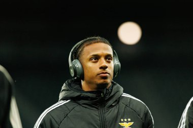 Leandro Santos, Newcastle United FC ve SL Benfica (Maciej Rogowski / Ball Raw Images) arasında Şampiyonlar Ligi faz maçında görüldü)