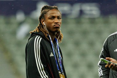 Ivan Lima, Newcastle United FC ve SL Benfica (Maciej Rogowski / Ball Raw Images) arasındaki Şampiyonlar Ligi faz maçında görüldü.)