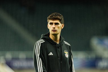 Antonio Silva, Newcastle United FC ve SL Benfica (Maciej Rogowski / Ball Raw Images) arasındaki Şampiyonlar Ligi faz maçında görüldü.)