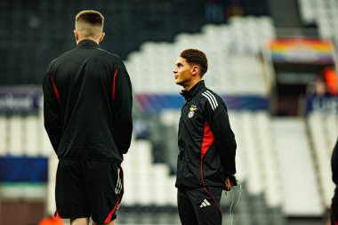 Georgiy Sudakov, Newcastle United ve SL Benfica (Maciej Rogowski / Ball Raw Images) arasında Şampiyonlar Ligi faz maçında görüldü)