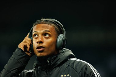 Leandro Santos, Newcastle United FC ve SL Benfica (Maciej Rogowski / Ball Raw Images) arasında Şampiyonlar Ligi faz maçında görüldü)