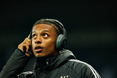 Leandro Santos, Newcastle United FC ve SL Benfica (Maciej Rogowski / Ball Raw Images) arasında Şampiyonlar Ligi faz maçında görüldü)