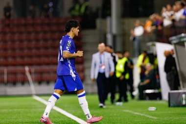 Luis Palma, Lincoln Red Imps ve Lech Poznan (Maciej Rogowski / Ball Raw Images) takımları arasında oynanan UEFA Konferans Ligi faz oyunu sırasında görüldü)