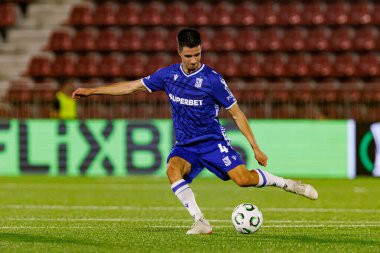 Joao Moutinho UEFA Konferans Ligi faz maçında Lincoln Red Imps ve Lech Poznan (Maciej Rogowski / Ball Raw Images) takımları arasında görüldü)
