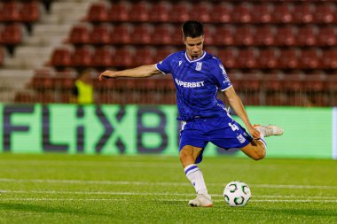 Joao Moutinho UEFA Konferans Ligi faz maçında Lincoln Red Imps ve Lech Poznan (Maciej Rogowski / Ball Raw Images) takımları arasında görüldü)