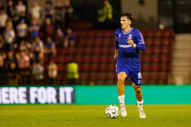 Pablo Rodriguez, Lincoln Red Imps ve Lech Poznan (Maciej Rogowski / Ball Raw Images) takımları arasında oynanan UEFA Konferans Ligi faz maçında görüldü.)