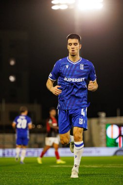 Joao Moutinho UEFA Konferans Ligi faz maçında Lincoln Red Imps ve Lech Poznan (Maciej Rogowski / Ball Raw Images) takımları arasında görüldü)