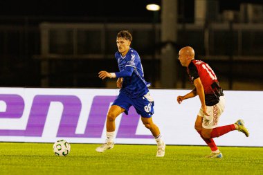 Pablo Rodriguez, Lincoln Red Imps ve Lech Poznan (Maciej Rogowski / Ball Raw Images) takımları arasında oynanan UEFA Konferans Ligi faz maçında görüldü.)