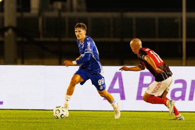 Pablo Rodriguez, Lincoln Red Imps ve Lech Poznan (Maciej Rogowski / Ball Raw Images) takımları arasında oynanan UEFA Konferans Ligi faz maçında görüldü.)