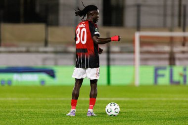 Boubacar Sidik Dabo, Lincoln Red Imps ve Lech Poznan (Maciej Rogowski / Ball Raw Images) takımları arasında oynanan UEFA Konferans Ligi faz maçında görüldü)