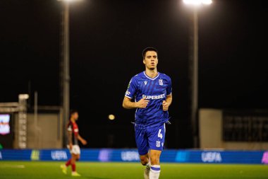 Joao Moutinho UEFA Konferans Ligi faz maçında Lincoln Red Imps ve Lech Poznan (Maciej Rogowski / Ball Raw Images) takımları arasında görüldü)