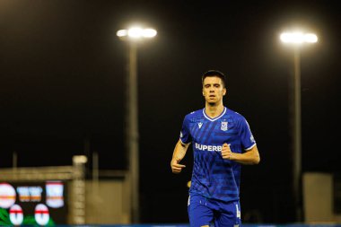 Joao Moutinho UEFA Konferans Ligi faz maçında Lincoln Red Imps ve Lech Poznan (Maciej Rogowski / Ball Raw Images) takımları arasında görüldü)