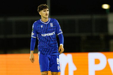 Pablo Rodriguez, Lincoln Red Imps ve Lech Poznan (Maciej Rogowski / Ball Raw Images) takımları arasında oynanan UEFA Konferans Ligi faz maçında görüldü.)