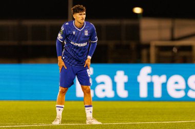 Pablo Rodriguez, Lincoln Red Imps ve Lech Poznan (Maciej Rogowski / Ball Raw Images) takımları arasında oynanan UEFA Konferans Ligi faz maçında görüldü.)