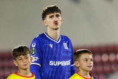 Pablo Rodriguez, Lincoln Red Imps ve Lech Poznan (Maciej Rogowski / Ball Raw Images) takımları arasında oynanan UEFA Konferans Ligi faz maçında görüldü.)