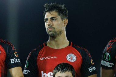 Kike Gomez, Lincoln Red Imps ve Lech Poznan (Maciej Rogowski / Ball Raw Images) takımları arasında oynanan UEFA Konferans Ligi faz oyunu sırasında görüldü)