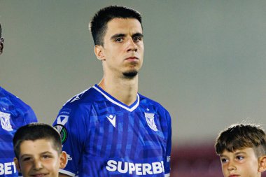 Joao Moutinho UEFA Konferans Ligi faz maçında Lincoln Red Imps ve Lech Poznan (Maciej Rogowski / Ball Raw Images) takımları arasında görüldü)