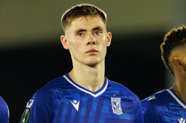 Gisli Thordarson, Lincoln Red Imps ve Lech Poznan (Maciej Rogowski / Ball Raw Images) takımları arasında oynanan UEFA Konferans Ligi faz maçında görüldü)