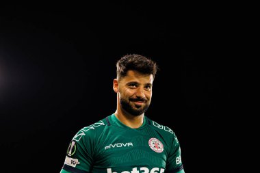 Nauzet Garcia Santana, Lincoln Red Imps ve Lech Poznan (Maciej Rogowski / Ball Raw Images) takımları arasında oynanan UEFA Konferans Ligi faz maçında görüldü)