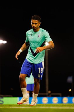 Bryan Fiabema, Lincoln Red Imps ve Lech Poznan (Maciej Rogowski / Ball Raw Images) takımları arasında oynanan UEFA Konferans Ligi faz oyunu sırasında görüldü)
