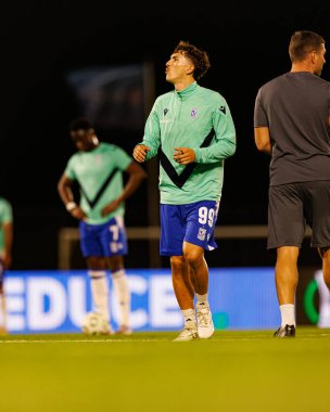 Pablo Rodriguez, Lincoln Red Imps ve Lech Poznan (Maciej Rogowski / Ball Raw Images) takımları arasında oynanan UEFA Konferans Ligi faz maçında görüldü.)