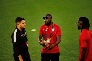 Abraham Ayew, Lincoln Red Imps ve Lech Poznan (Maciej Rogowski / Ball Raw Images) takımları arasında oynanan UEFA Konferans Ligi faz maçında görüldü.)