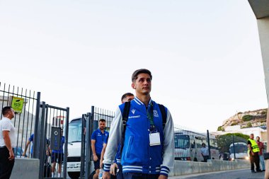 Leo Bengtsson, Lincoln Red Imps ve Lech Poznan (Maciej Rogowski / Ball Raw Images) takımları arasında oynanan UEFA Konferans Ligi faz maçında görüldü)