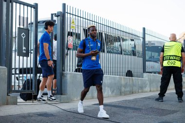 Taofeek Ismaheel, Lincoln Red Imps ve Lech Poznan (Maciej Rogowski / Ball Raw Images) takımları arasında oynanan UEFA Konferans Ligi faz maçında görüldü)