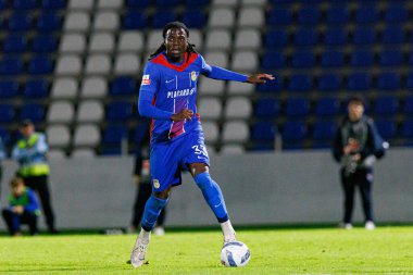 Bastien Meupiyou, Liga Portekiz maçı sırasında FC Alverca ve Gil Vicente FC (Maciej Rogowski / Ball Raw Images) takımları arasında görüldü.)