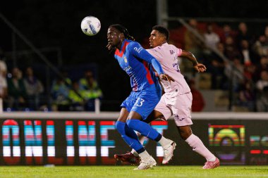 Bastien Meupiyou ve Murilo Souza, Liga Portekiz maçı sırasında FC Alverca ve Gil Vicente FC (Maciej Rogowski / Ball Raw Images) takımları arasında görüldü.)
