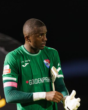 Andrew Ventura, Liga Portekiz maçı sırasında FC Alverca ve Gil Vicente FC (Maciej Rogowski / Ball Raw Images) takımları arasında görüldü.)