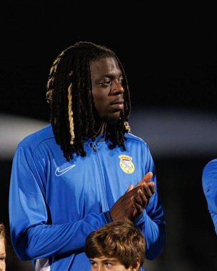 Bastien Meupiyou, Liga Portekiz maçı sırasında FC Alverca ve Gil Vicente FC (Maciej Rogowski / Ball Raw Images) takımları arasında görüldü.)