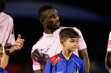Ghislain Konan, Liga Portekiz maçı sırasında FC Alverca ve Gil Vicente FC (Maciej Rogowski / Ball Raw Images) takımları arasında görüldü.)