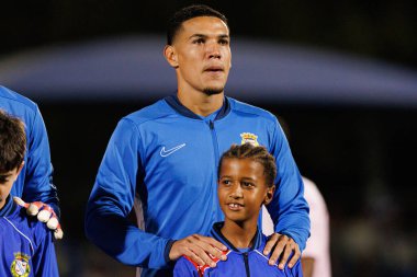 FC Alverca ve Gil Vicente FC (Maciej Rogowski / Ball Raw Images) takımları arasında Liga Portekiz maçında görülen Kaiky Naves)