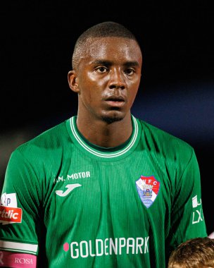 Andrew Ventura, Liga Portekiz maçı sırasında FC Alverca ve Gil Vicente FC (Maciej Rogowski / Ball Raw Images) takımları arasında görüldü.)